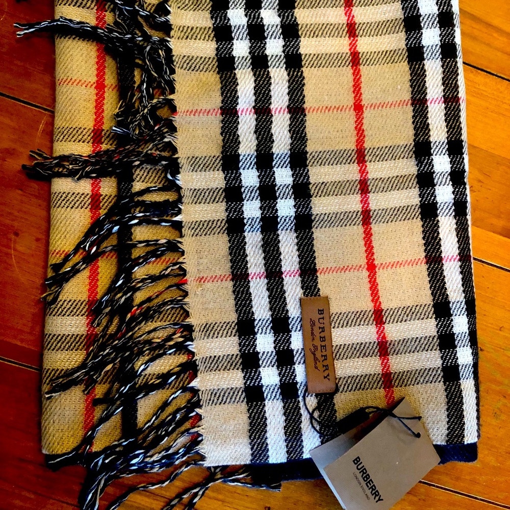 Authentic new with tags Burberry scarf